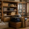 遺品整理を業者に依頼するか家族で片付けるか検討している室内のイメージ